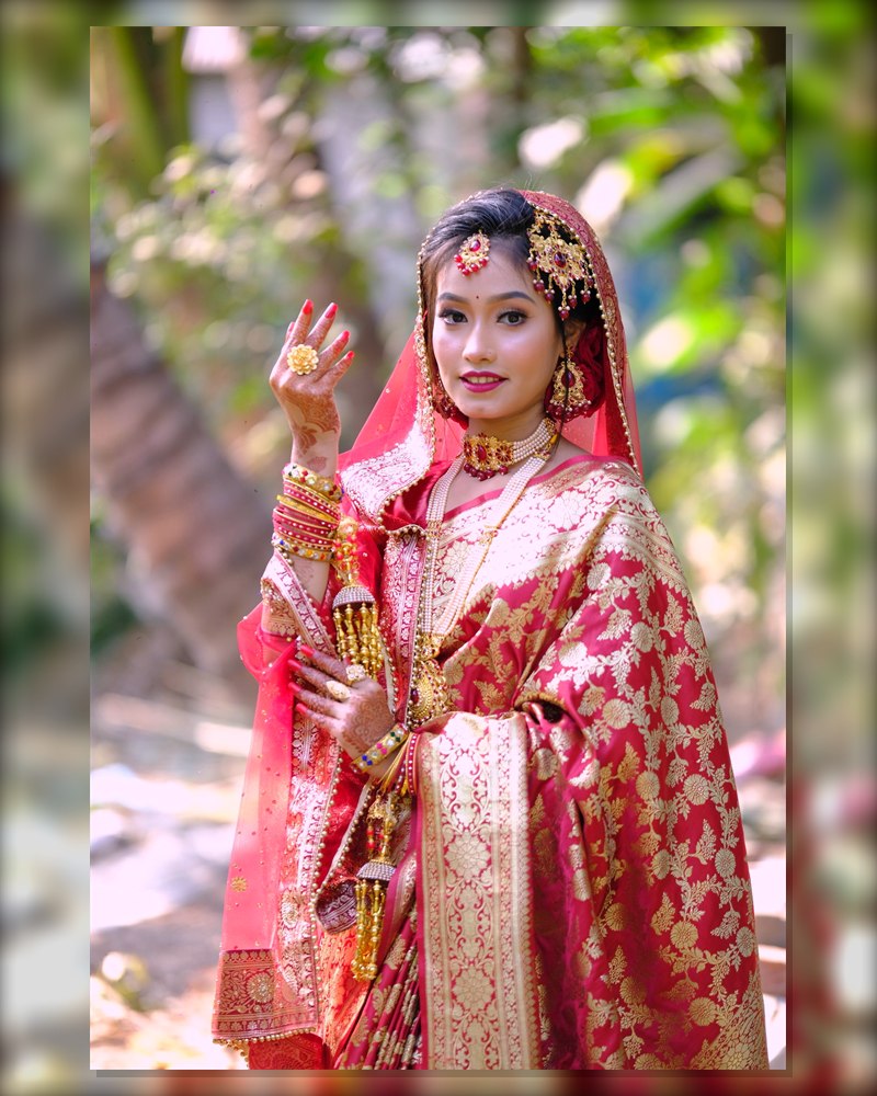 Lalima Red Bridal Banarasi Saree