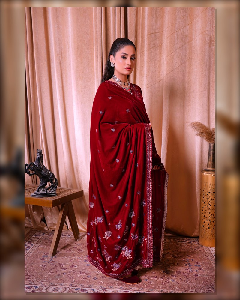 Mrinalini Red Banarasi Silk Saree