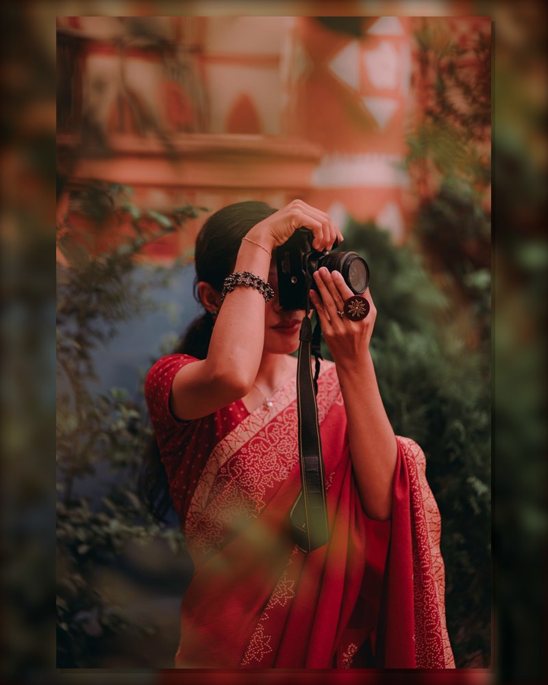 Mugdha Red Art Silk Saree