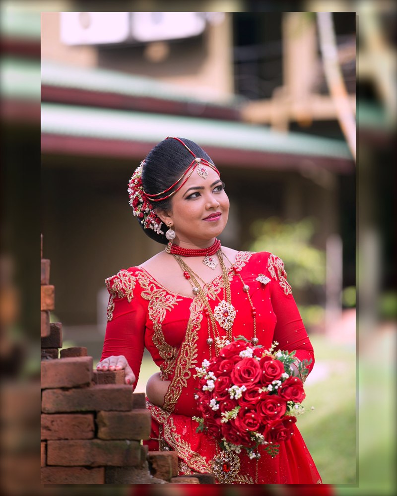 Nandini Red Bridal Silk Saree