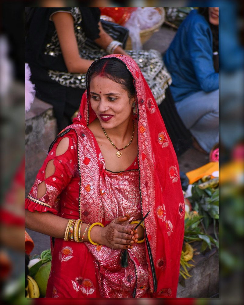 Vaidehi Red Bridal Silk Saree